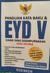 Image of PANDUAN KATA BAKU & EYD V